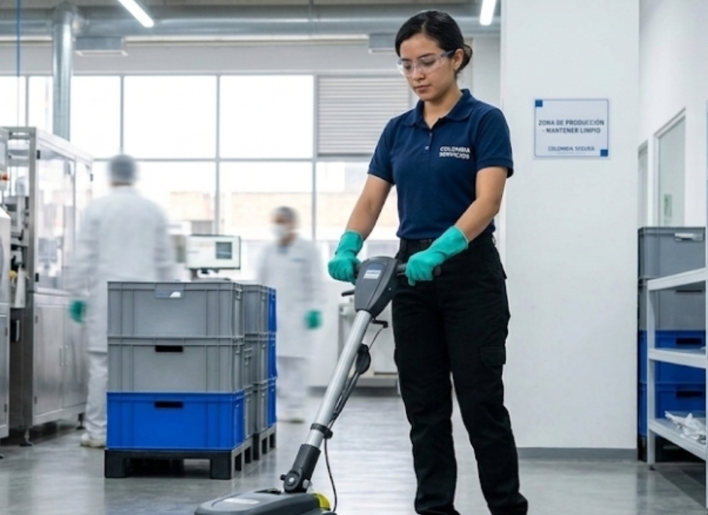 Auxiliar de Limpieza Industrial y Áreas de Producción
